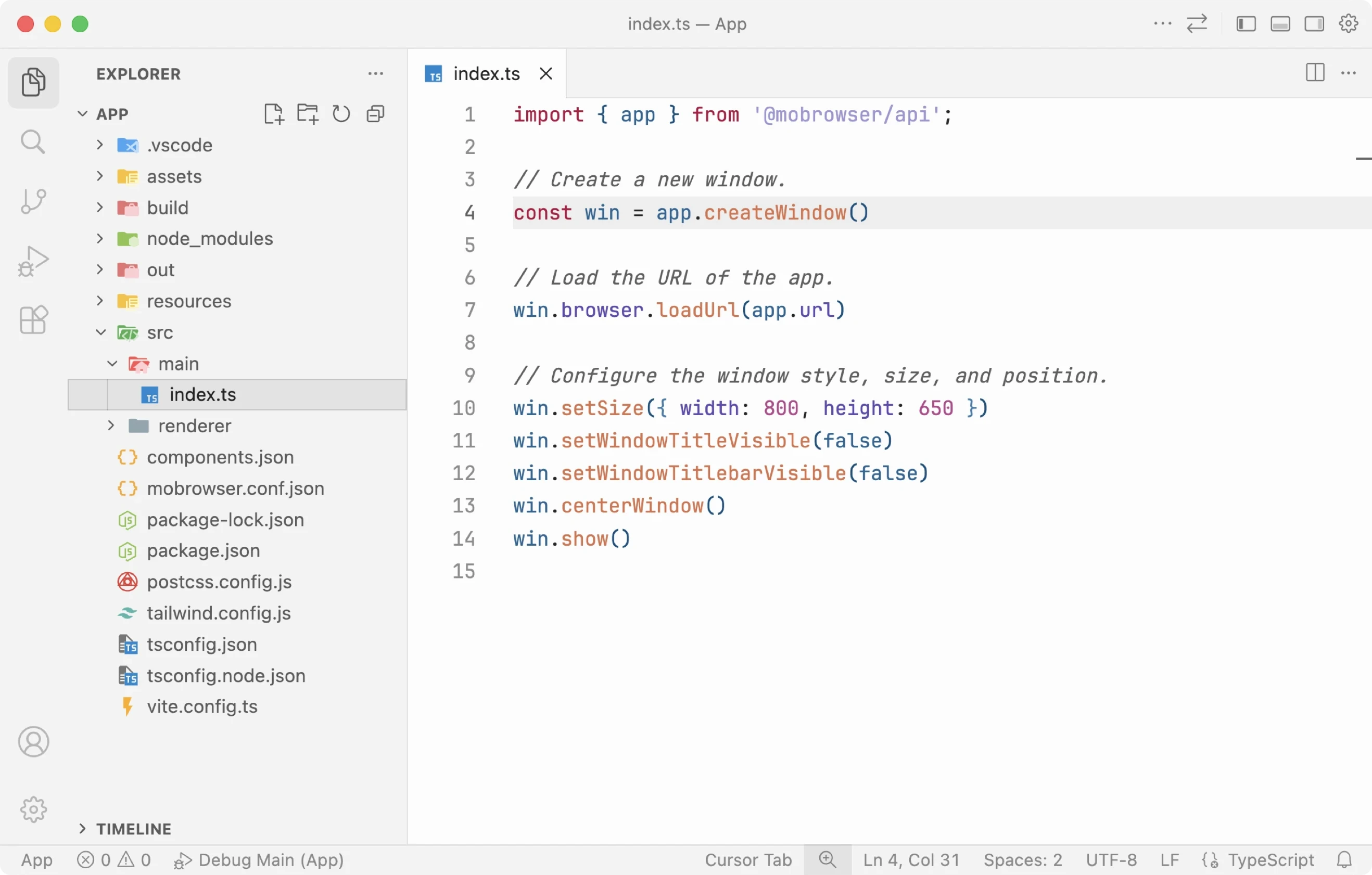 在 VS Code 中打开项目