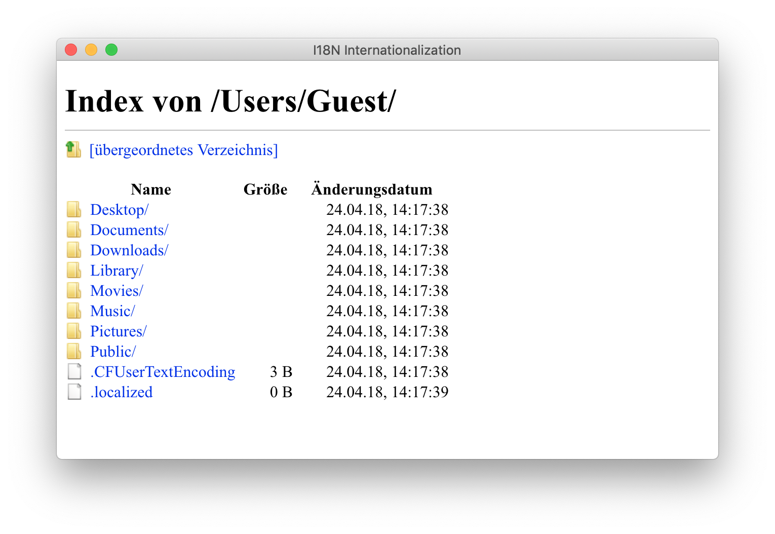 Browsing Local File System