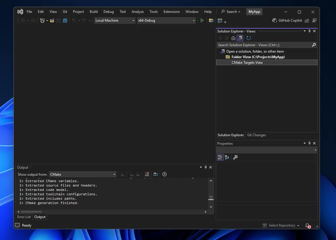 Set the app target as startup item