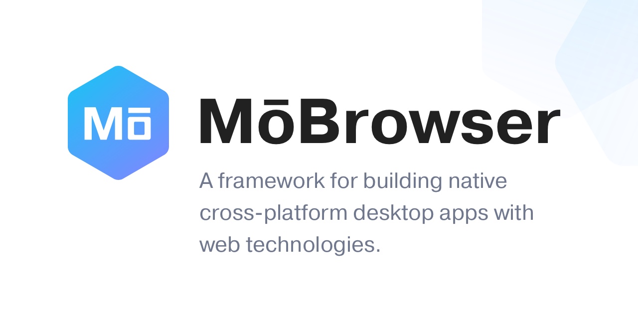 MōBrowser 2.0.0 — TeamDev CN