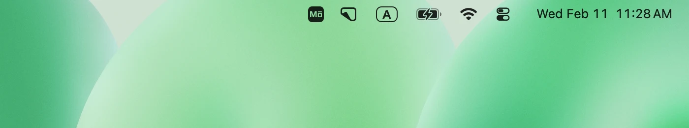 Tray image macOS light